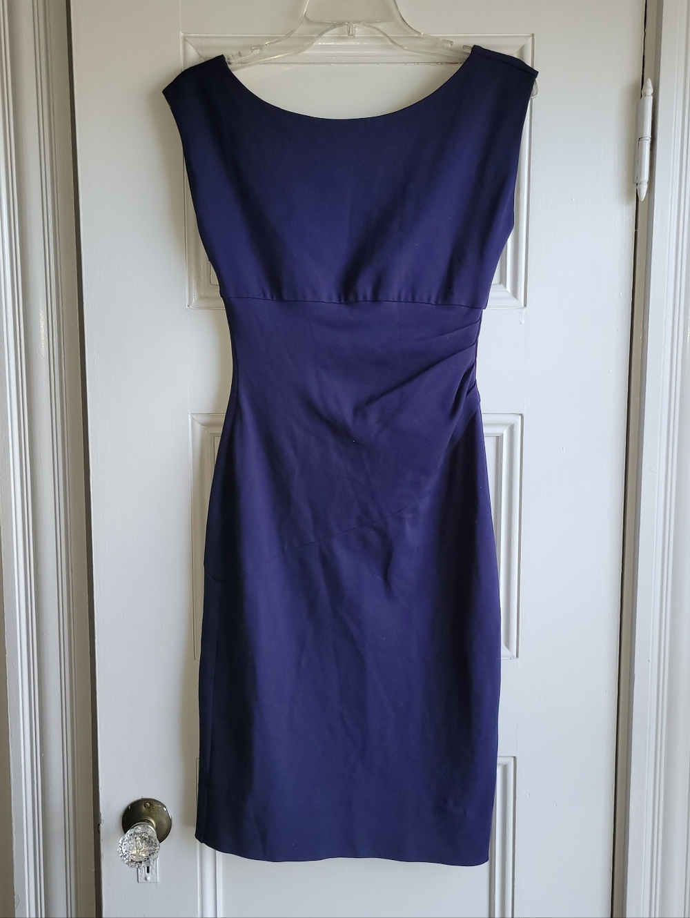 Diane Von Furstenberg Jori Navy Sheath Dress Size 2
